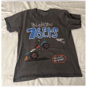 Philadelphia 76'ers NBA Medium Basketball T Shirt Mens After School Special